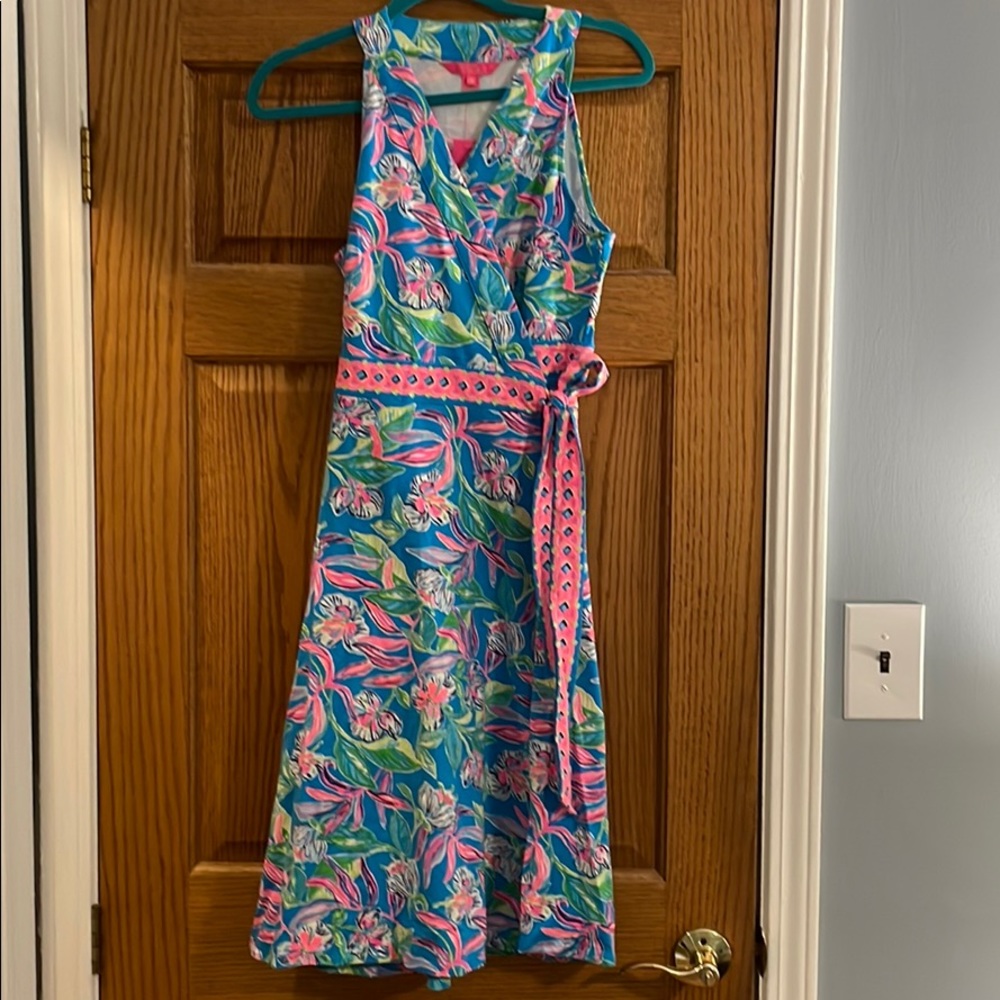 NWT: Lilly Pulitzer Wrap Dress Knee Length